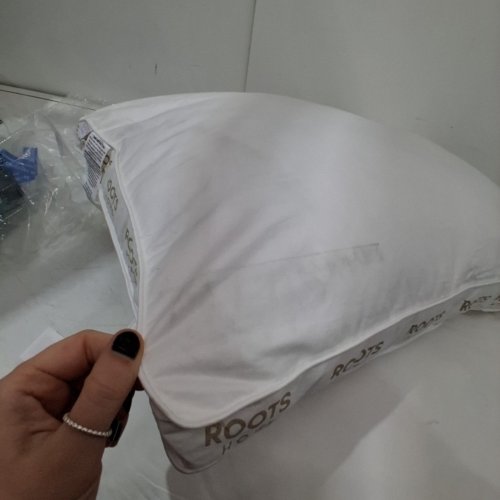 2PK ROOTS HOME HYPOALERGENIC PILLOW - 300 THREAD COUNT - QUEEN - WHITE (MODEL: 8007503) image 3