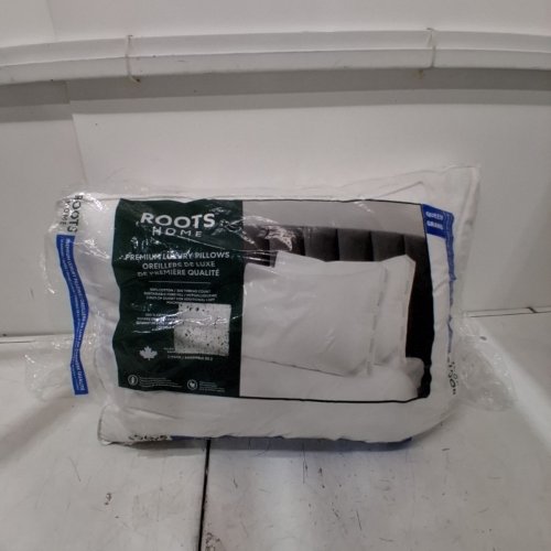 2PK ROOTS HOME HYPOALERGENIC PILLOW - 300 THREAD COUNT - QUEEN - WHITE (MODEL: 8007503) image 4