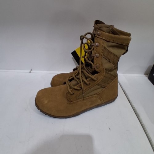 MEN'S BELLEVILLE TACTICAL RESEARCH TR105 MINIMALIST COMBAT BOOT - SIZE 8 - COYOTE/BEIGEISH BROWN image 3