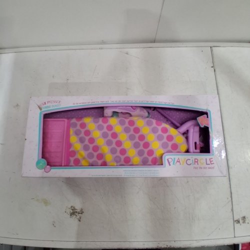 2PC KIDS PLAYCIRCLE BY BATTAT BEST PRESSED IRONING BOARD SET WITH SOUNDS - 19" X 20" - PINK/MULTICOLOUR image 5
