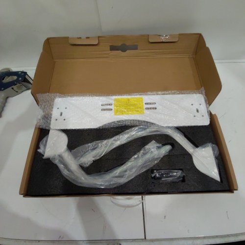 PUNCHAN HEAVY DUTY TOILET SAFETY RAILS WITH FOLDABLE HANDLES - 264LBS CAP - WHITE/GREY (MODEL: PC11M0001-13) image 3