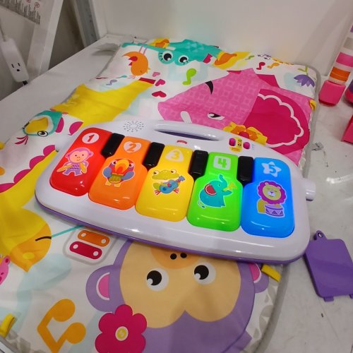 FISHER-PRICE DELUXE KICK & PLAY PIANO GYM PINK image 2