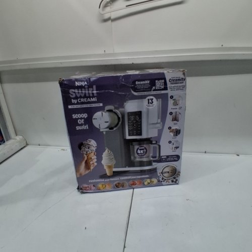 NINJA CREAMI SWIRL 12-IN-1 SOFT SERVE ICE CREAM & FROZEN TREAT MACHINE - BLACK/GREY - (MODEL: NC701C) image 8