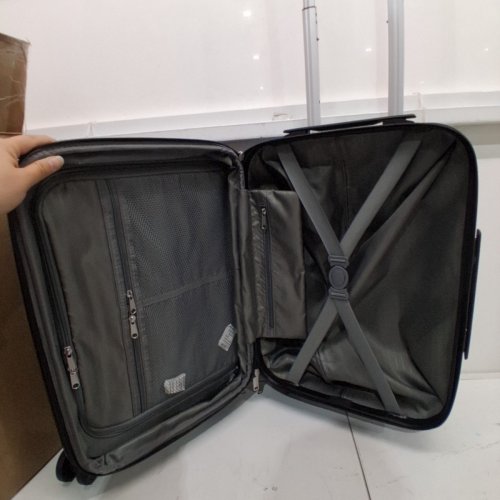 AMAZONBASICS HARDSIDE CARRY ON SPINNER TRAVEL LUGGAGE SUITCASE - 21" - NAVY BLUE image 3