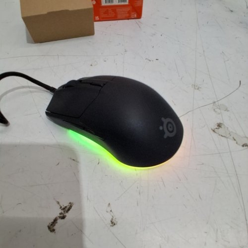 STEELSERIES RIVAL 3 GEN 2 WIRED GAMING MOUSE WITH LIGHT-UP UNDERGLOW -BLACK / MULRICOLOURED (MODEL : M-00018) image 2