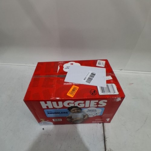 96 PK HUGGIES LITTLE SNUGGLERS BABY DIAPERS - SIZE 1 image 2