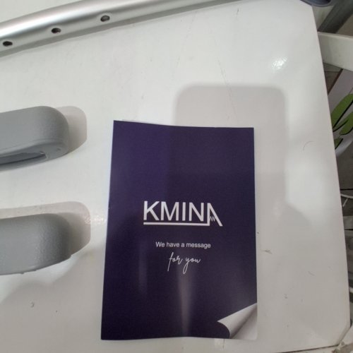 2PK KMINA UNDERARM CRUTCHES WITH CRUTCH PADS - LARGE 54" - 59" - SILVER/GREY (MODEL: K10052) image 2