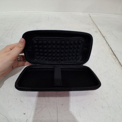 HARD CARRYING CASE WITH WRIST STRAP - 8" X 4" X 1.5" - FITS TEXAS INSTRUMENTS - PINK/BLACK image 3
