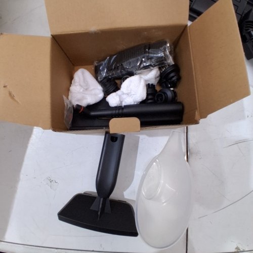 WAITBIRD MULTI-PURPOSE STEAM CLEANER FOR HOME USE - 110-120V - 1500W - 38OZ TANK - BLACK/WHITE (MODEL: CB-03A) image 5