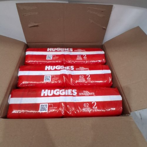 186PK HUGGIES LITTLE SNUGGLERS DIAPERS - SIZE 2 (MODEL: 56310) image 2