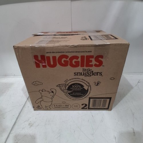 186PK HUGGIES LITTLE SNUGGLERS DIAPERS - SIZE 2 (MODEL: 56310) image 3