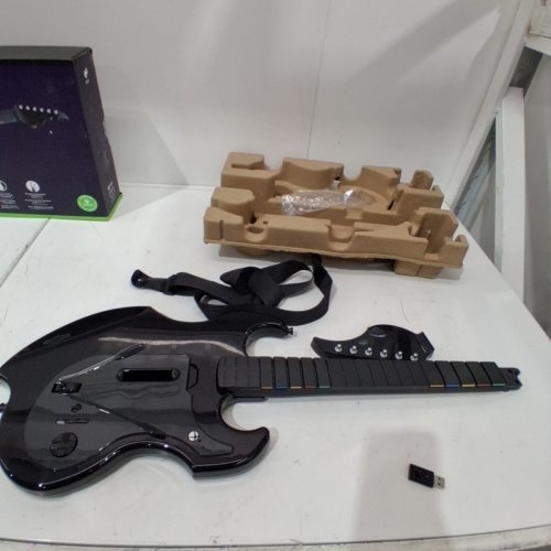 PDP RIFFMASTER WIRELESS GUITAR CONTROLLER FOR XBOX SERIES X|S, XBOX ONE, & WINDOWS 10/11 PC - BLACK (MODEL: 049-034) image 3