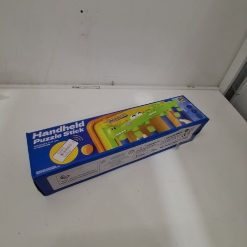 HANDHELD PUZZLE STICK REFLEX REACTION TIME GAME WITH REMOTE CONTROL - 1-2 PLAYERS - GREEN CROCODILE image 4