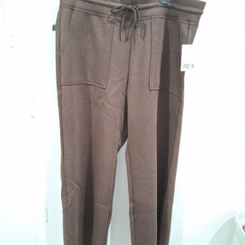 WOMEN'S IYLA SCUBAKNIT PATCH POCKET DRAWSTRING PANTS - XXL - BROWN image 2