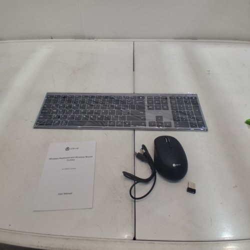ICLEVER WIRELESS RECHARGEABLE BLUETOOTH KEYBOARD AND MOUSE COMBO - 2.4G - BLACK - (MODEL: DK05 COMBO) image 4