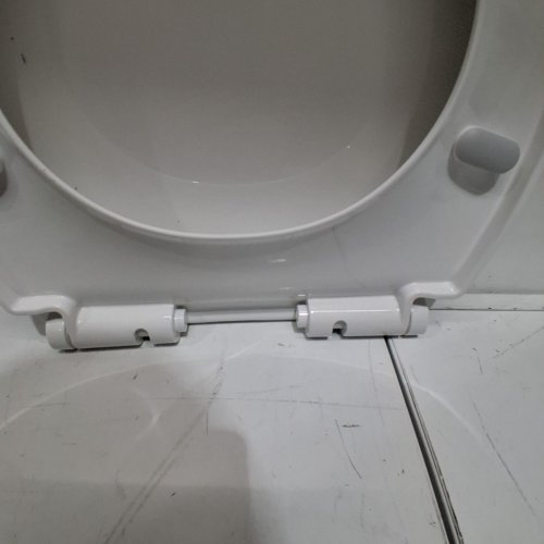GARVEE ROUND TOILET SEAT WITH SOFT CLOSE - 14.5" X 16" - WHITE - (MODEL: PHO-16EX3QUX) image 3