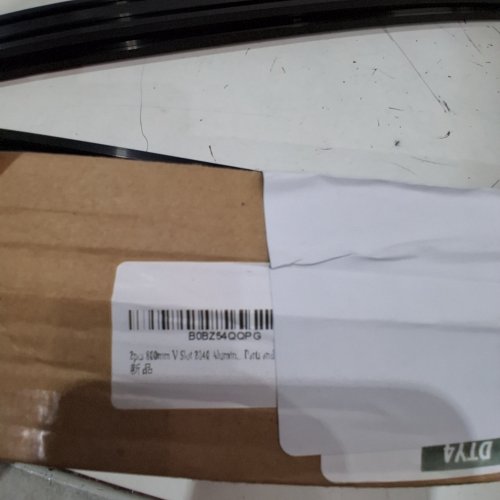 2PCS AKKACM 100 MM V SLOT 2040 ALUMINUM EXTRUSION EUROPEAN STANDARD ANODIZED BLACK LINEAR RAIL FOR 3D PRINTER PARTS AND CNC DIY - 36" LENGTH - BLACK image 2