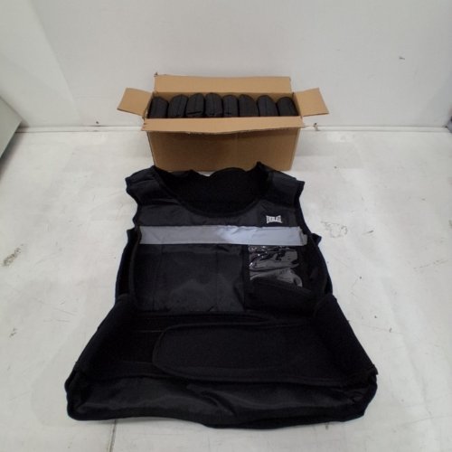 EVERLAST POWERLOCK ADJUSTABLE WEIGHTED VEST - 1.25 - 20 LBS - BLACK (MODEL: ET6643BK) image 2