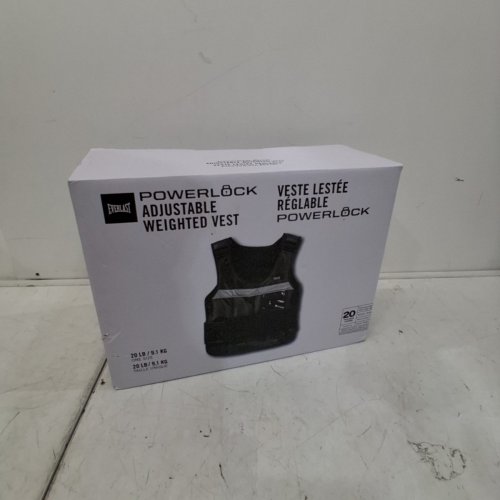EVERLAST POWERLOCK ADJUSTABLE WEIGHTED VEST - 1.25 - 20 LBS - BLACK (MODEL: ET6643BK) image 4