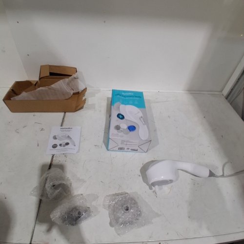 HOMEDICS HOT & COLD VIBRATION BODY MASSAGER WITH ATTACHMENTS - WHITE (MODEL: HHP-256HJ) image 2