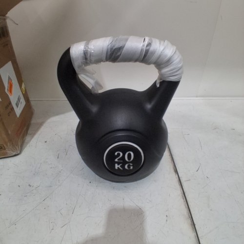 YAHEETECH KETTLEBELL - 20KG (45LBS) - BLACK (ITEM: 611307) image 3