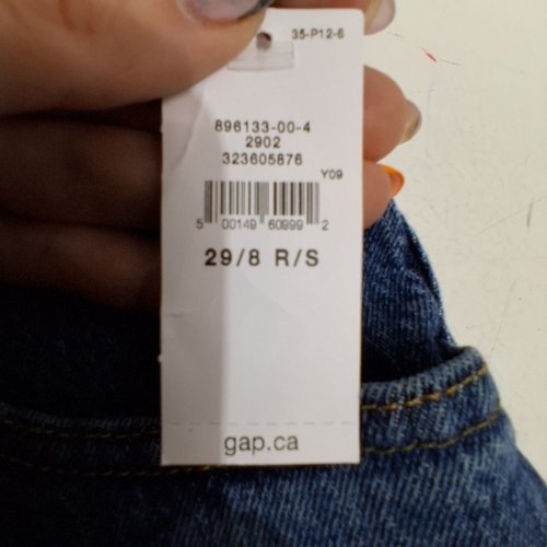 GAP DENIM SHORTS - 29/8 R/S - BLUE image 3