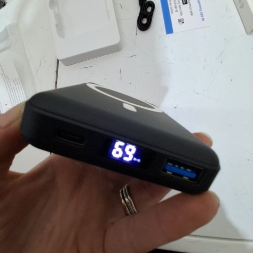 PODORU MAGSAFE PORTABLE POWER BANK - 10,000MAH - BLACK - (MODEL: KT-D003) image 2