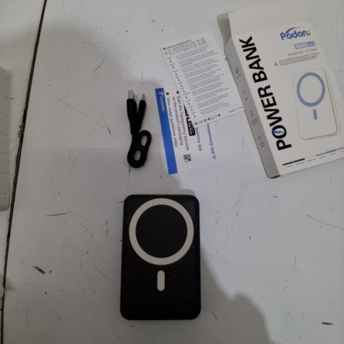 PODORU MAGSAFE PORTABLE POWER BANK - 10,000MAH - BLACK - (MODEL: KT-D003) image 3