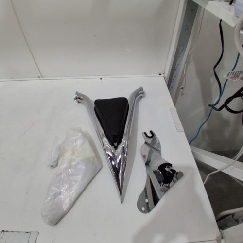 HDBUBALLUS DETACHABLE REAR PASSENGER SISSY BAR BACKREST FIT SEVERAL HARLEY-DAVIDSON MODELS - SILVER/BLACK (MODEL: ‎CB011202) image 2