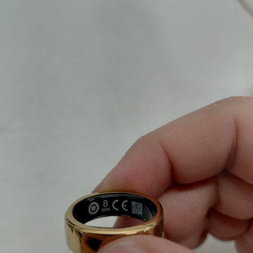 RINGCONN GEN 3 SMART RING SIZE 8 - ROYAL GOLD image 4