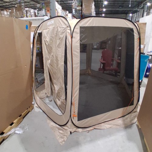 VEVOR POP UP SCREEN HOUSE TENT - 10FT X 9.8FT - BEIGE - (MODEL:121137) image 2