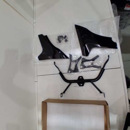 5PC PSLER MOTORCYCLE FAIRING AND BRACKET KIT - GLOSS BLACK (MODEL: CF0127BA) image 2