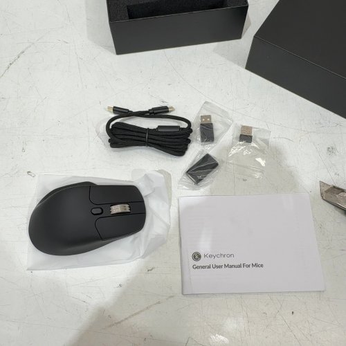 KEYCHRON BLUETOOTH SILENT WIRELESS GAMING MOUSE - 8000 HZ - 30K DPI/750 IPS - BLACK(MODEL: M6S-A23) image 3