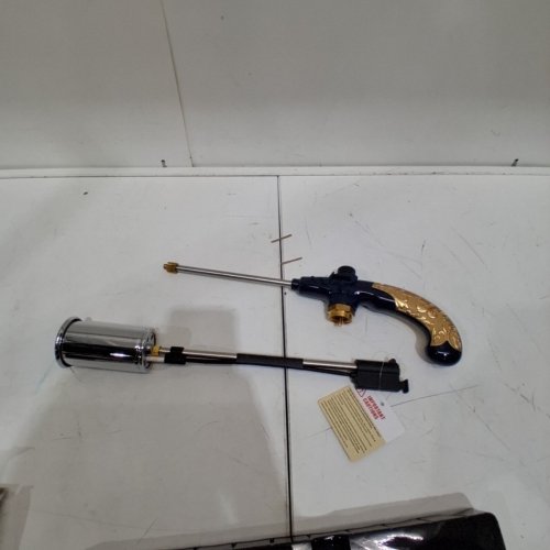PROPANE TORCH WEED BURNER WITH HIGH OUTPUT - 800,000 BTU - 30" - BLUE / GOLD (MODEL: GF-8016) image 3