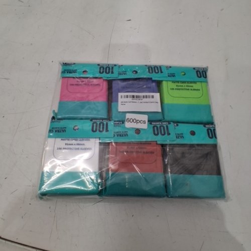 600PC TRANDIPHY MATTE STANDARD CARD SLEEVE PROTECTORS - STANDARD - ASSORTED COLORS image 3