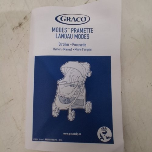 GRACO MODES PRAMETTE 3-IN-1 TRAVEL SYSTEM WITH SNUGRIDE SNUGLOCK 35 INFANT CAR SEAT CARRIER STROLLER - 35LB MAX - BLACK (MODEL: 2112258) image 5