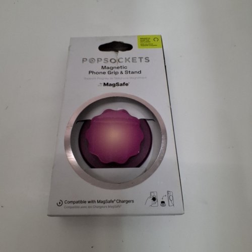 POPSOCKETS MAGNETIC POPGRIP AND STAND FOR MAGSAFE WITH ADAPTER - RED WINE MOLDED FLOWER image 3