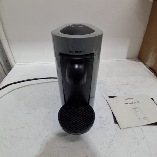 DE'LONGHI NESPRESSO VERTUO PLUS SINGLE SERVE COFFEE AND ESPRESSO MAKER WITH AUTOMATIC OPEN/CLOSE - GREY (MODEL: ENV150GYCA) image 3