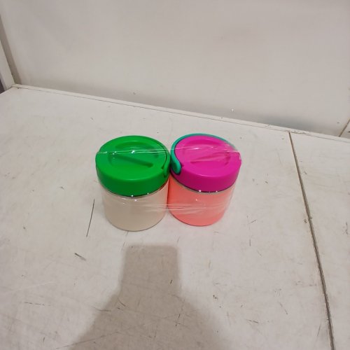 2PK THERMOFLASK INSULATED FOOD JARS - 20OZ - YELLOW/PINK/BLUE & PINK/GREEN/YELLOW (MODEL: 1759351) image 4