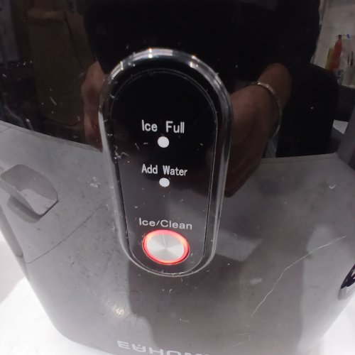 EUHOMY COUNTERTOP NUGGET ICE MAKER - MAKES 26LBS IN A DAY - BLACK (MODEL: IM002-NBL-CAEH) image 3