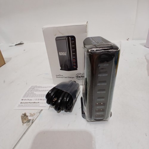 GAN DESKTOP MULTI PORT USB FAST CHARGING STATION - 600W (MODEL: YMX-908-600W) image 3