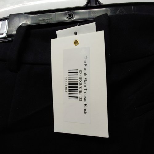 WOMEN'S SOPHIE GRACE THE FARRAH FLARE TROUSERS - EXTRA SMALL - BLACK (STYLE: 0326) image 3