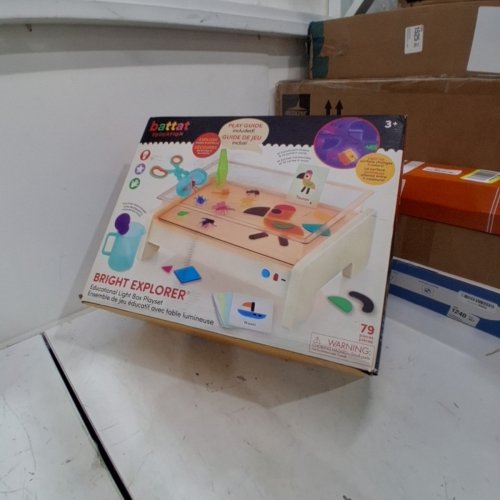 79PC BATTAT EDUCATION BRIGHT EXPLORER LIGHT BOX PLAYSET - AGES 3+ - MULTICOLOUR (MODEL: ‎BE3737Z) image 4