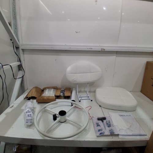 MISOLANT DRAFTING CHAIR WITH FOOT REST - WHITE (MI-6103G) image 3