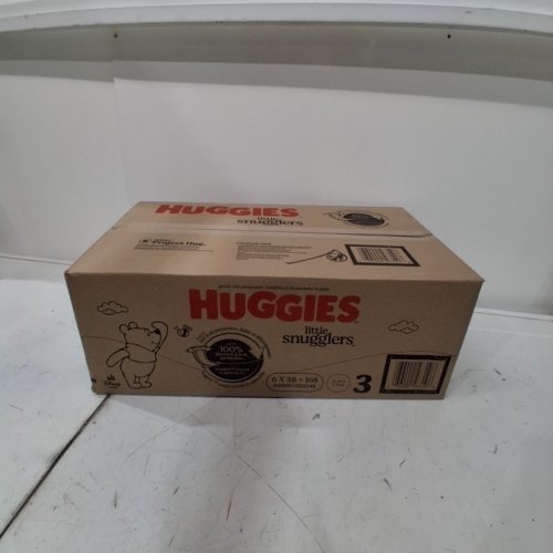 168PK HUGGIES LITTLE SNUGGLERS DISPOSABLE DIAPERS - SIZE 3 - WINNIE THE POOH image 2