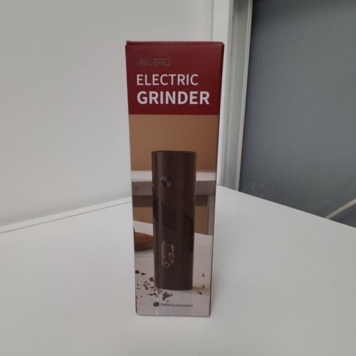 AIKARO BATTERY OPERATED ELECTRIC GRINDER - BLACK (MODEL: KYMQ-64) image 2