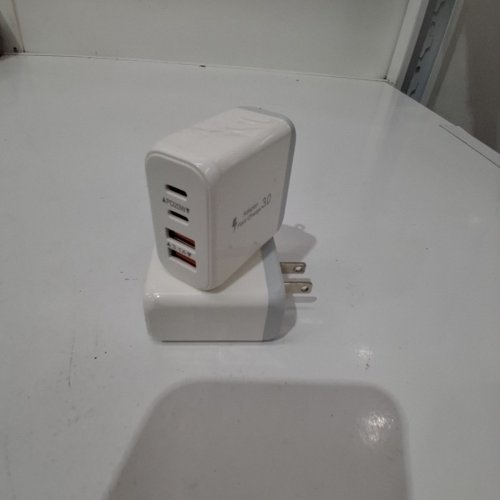 2PK MULTIPORT USB WALL CHARGER POWER ADAPTER FOR PHONE AND TABLET - 120 V/60HZ - WHITE image 2
