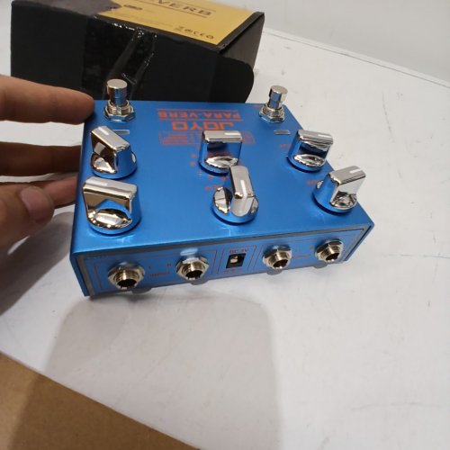 JOYO PARA-VERB REVERB EFFECTS GUITAR PEDAL - BLUE (MODEL: R-31) image 3