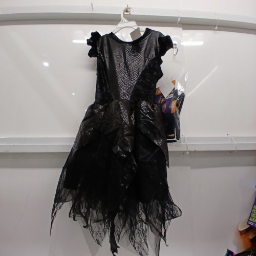 3PC GIRLS PALAMON DARK MAGIC DRAGON COSTUME - MEDIUM (8-10) - BLACK (STYLE: 40943BK) image 2