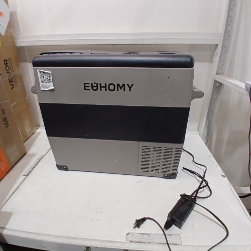 EUHOMY ELECTRIC COOLER REFRIGERATOR FRIDGE/FREEZER WITH APP CONTROL - 55L CAP - 12V - BLACK/GREY (MODEL: CF001-55GR-CAEH) image 3